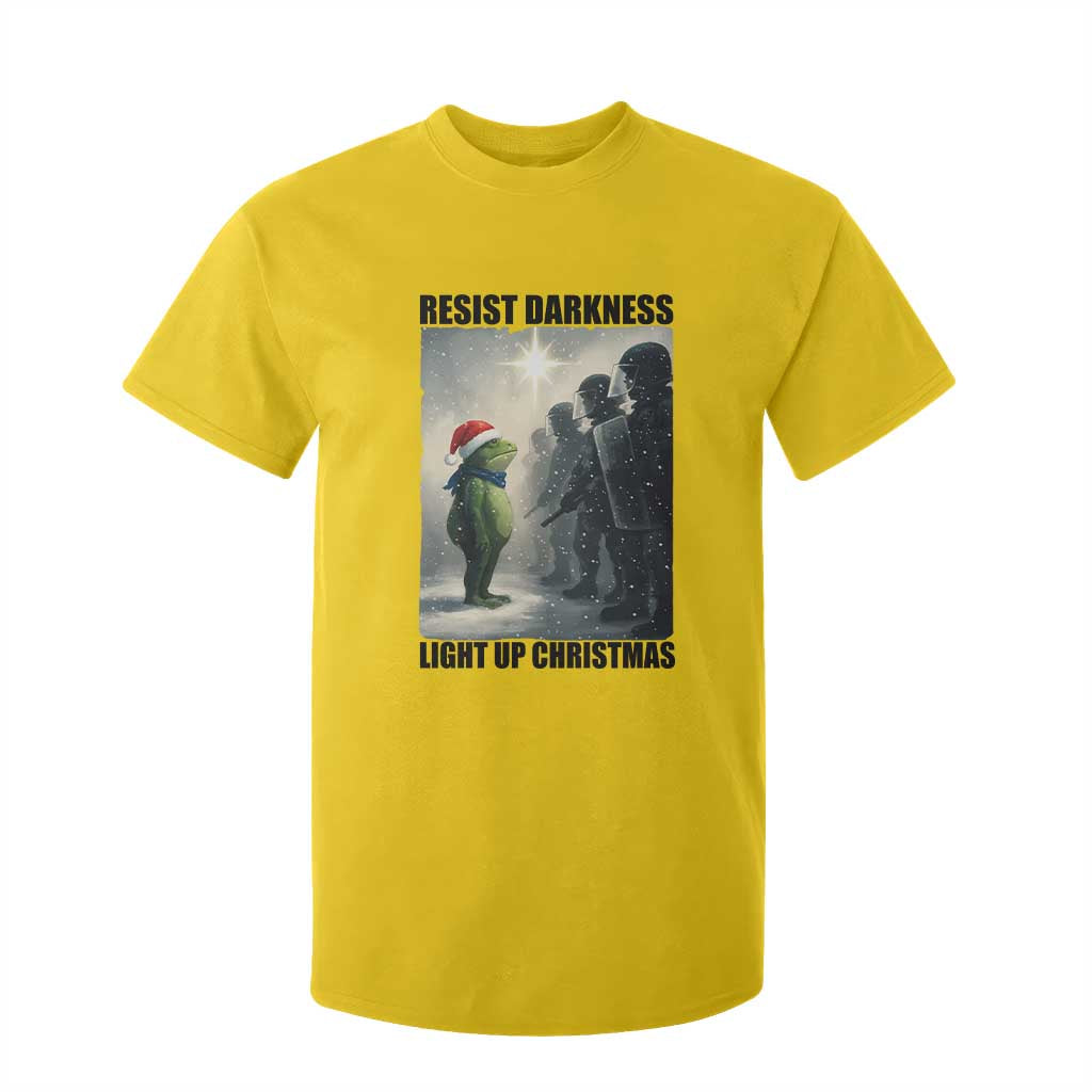 Frogs Resist Christmas T Shirt For Kid Funny Portland Protest ICE Activist Meme TS14 Daisy Print Your Wear