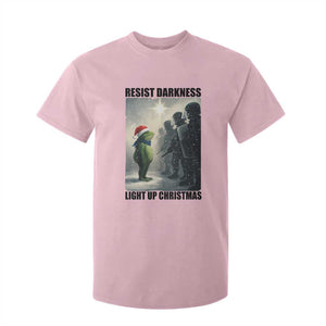 Frogs Resist Christmas T Shirt For Kid Funny Portland Protest ICE Activist Meme TS14 Light Pink Print Your Wear