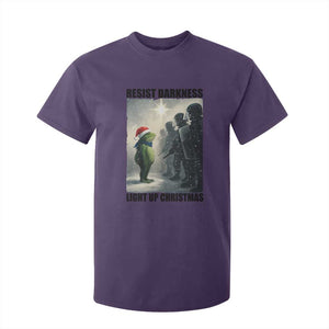 Frogs Resist Christmas T Shirt For Kid Funny Portland Protest ICE Activist Meme TS14 Purple Print Your Wear
