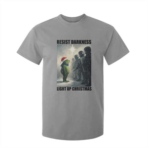 Frogs Resist Christmas T Shirt For Kid Funny Portland Protest ICE Activist Meme TS14 Sport Gray Print Your Wear
