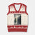 Frogs Resist Xmas V-Neck Knit Sweater Vest Funny Portland Protest ICE Activist Meme - Print Your Wear