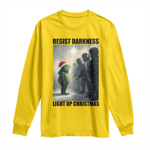 Frogs Resist Christmas Long Sleeve Shirt Funny Portland Protest ICE Activist Meme TS14 Daisy Print Your Wear