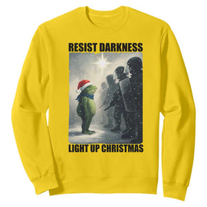 Frogs Resist Christmas Sweatshirt Funny Portland Protest ICE Activist Meme TS14 Daisy Print Your Wear