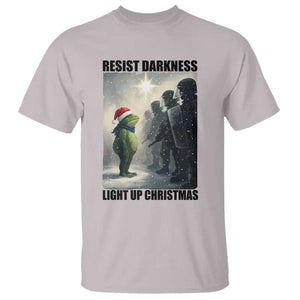 Frogs Resist Christmas T Shirt Funny Portland Protest ICE Activist Meme TS14 Ice Gray Print Your Wear