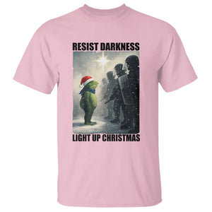 Frogs Resist Christmas T Shirt Funny Portland Protest ICE Activist Meme TS14 Light Pink Print Your Wear