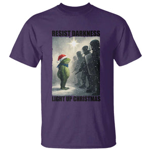 Frogs Resist Christmas T Shirt Funny Portland Protest ICE Activist Meme TS14 Purple Print Your Wear