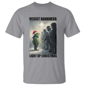 Frogs Resist Christmas T Shirt Funny Portland Protest ICE Activist Meme TS14 Sport Gray Print Your Wear