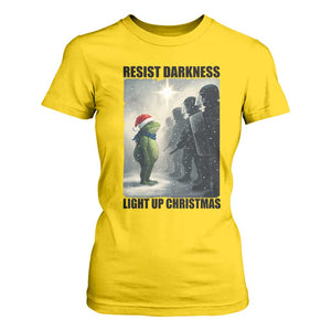 Frogs Resist Christmas T Shirt For Women Funny Portland Protest ICE Activist Meme TS14 Daisy Print Your Wear