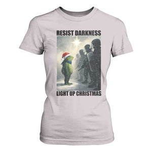 Frogs Resist Christmas T Shirt For Women Funny Portland Protest ICE Activist Meme TS14 Ice Gray Print Your Wear