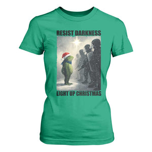 Frogs Resist Christmas T Shirt For Women Funny Portland Protest ICE Activist Meme TS14 Irish Green Print Your Wear
