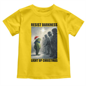 Frogs Resist Christmas Toddler T Shirt Funny Portland Protest ICE Activist Meme TS14 Daisy Print Your Wear