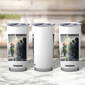 Frogs Resist Christmas Tumbler Cup Funny Portland Protest ICE Activist Meme TS14 Print Your Wear