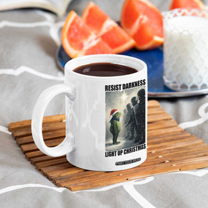 Frogs Resist Christmas Coffee Mug Funny Portland Protest ICE Activist Meme TS14 Print Your Wear