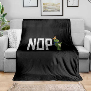 Frogs Resist Throw Blanket No Kings In America Political 2025 TS14 Print Your Wear
