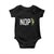 Frogs Resist Baby Onesie No Kings In America Political 2025 TS14 Black Print Your Wear