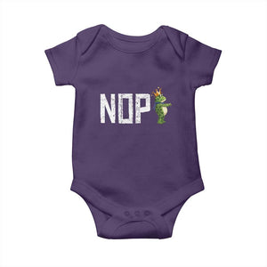 Frogs Resist Baby Onesie No Kings In America Political 2025 TS14 Purple Print Your Wear
