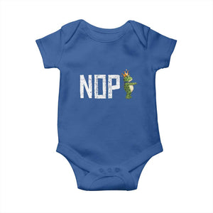 Frogs Resist Baby Onesie No Kings In America Political 2025 TS14 Royal Blue Print Your Wear