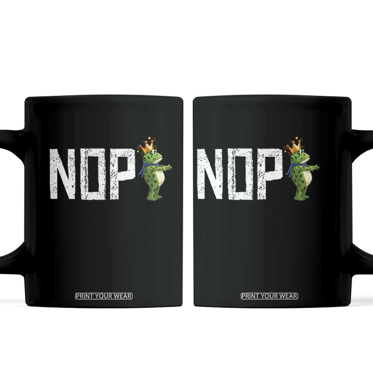 Frogs Resist Coffee Mug No Kings In America Political 2025 TS14 Black Print Your Wear