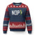 Frogs Resist Ugly Christmas Sweater No Kings In America Political 2025 - Print Your Wear