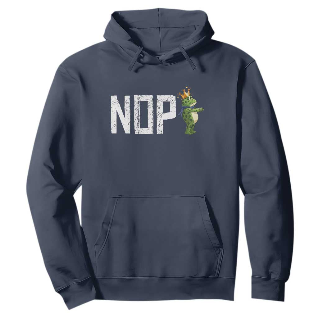 Frogs Resist Hoodie No Kings In America Political 2025 TS14 Navy Print Your Wear
