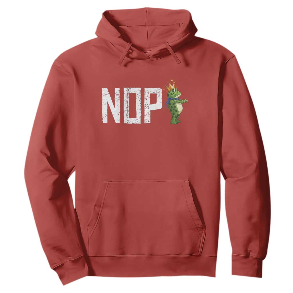 Frogs Resist Hoodie No Kings In America Political 2025 TS14 Red Print Your Wear