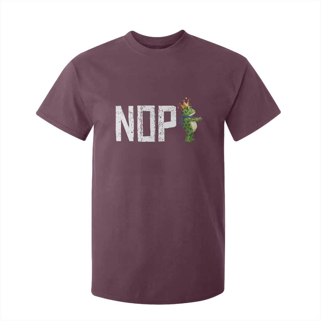 Frogs Resist T Shirt For Kid No Kings In America Political 2025 TS14 Maroon Print Your Wear