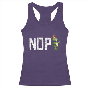 Frogs Resist Racerback Tank Top No Kings In America Political 2025 TS14 Purple Print Your Wear