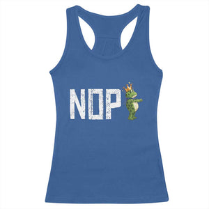 Frogs Resist Racerback Tank Top No Kings In America Political 2025 TS14 Royal Blue Print Your Wear