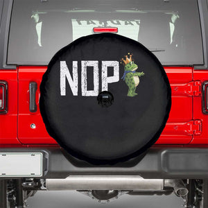 Frogs Resist Spare Tire Cover No Kings In America Political 2025 TS14 Black Print Your Wear