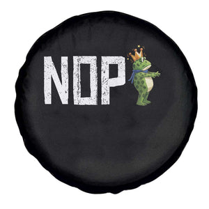Frogs Resist Spare Tire Cover No Kings In America Political 2025 TS14 Print Your Wear