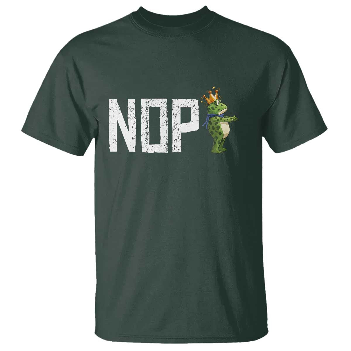 Frogs Resist T Shirt No Kings In America Political 2025 TS14 Dark Forest Green Print Your Wear