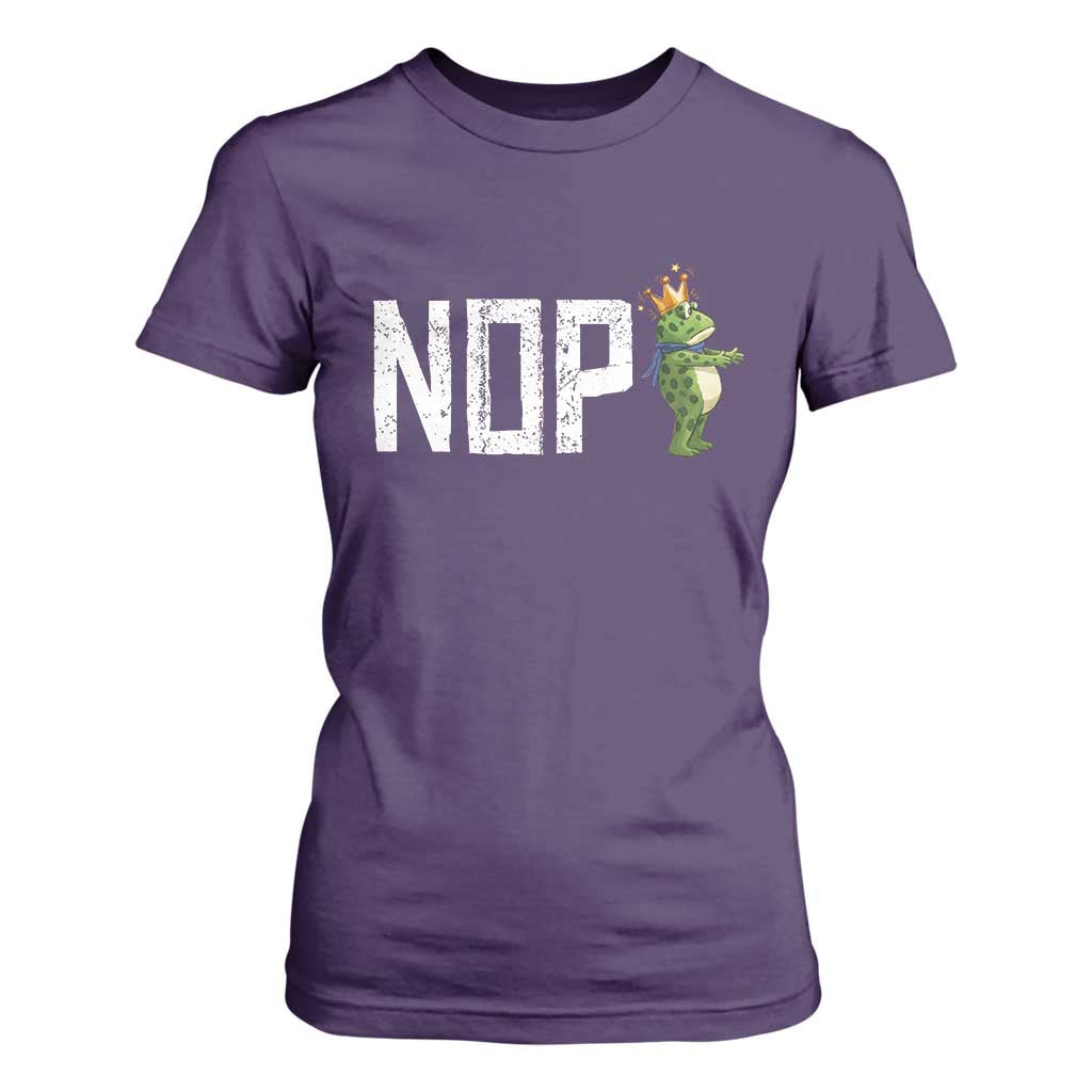 Frogs Resist T Shirt For Women No Kings In America Political 2025 TS14 Purple Print Your Wear