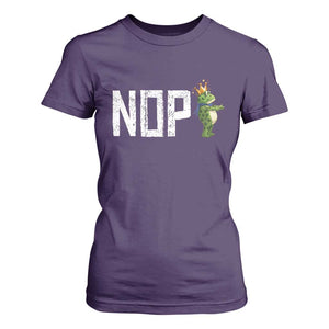 Frogs Resist T Shirt For Women No Kings In America Political 2025 TS14 Purple Print Your Wear