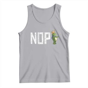 Frogs Resist Tank Top No Kings In America Political 2025 TS14 Athletic Heather Print Your Wear