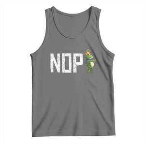 Frogs Resist Tank Top No Kings In America Political 2025 TS14 Black Heather Print Your Wear