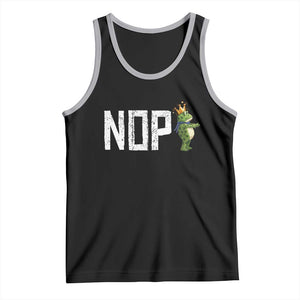 Frogs Resist Tank Top No Kings In America Political 2025 TS14 Black Athletic Heather Print Your Wear