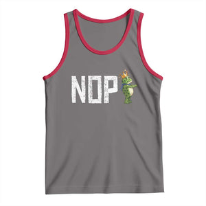 Frogs Resist Tank Top No Kings In America Political 2025 TS14 Deep Heather Red Print Your Wear