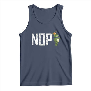 Frogs Resist Tank Top No Kings In America Political 2025 TS14 Navy Print Your Wear