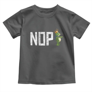Frogs Resist Toddler T Shirt No Kings In America Political 2025 TS14 Dark Heather Print Your Wear