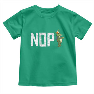 Frogs Resist Toddler T Shirt No Kings In America Political 2025 TS14 Irish Green Print Your Wear