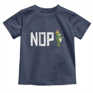 Frogs Resist Toddler T Shirt No Kings In America Political 2025 TS14 Navy Print Your Wear