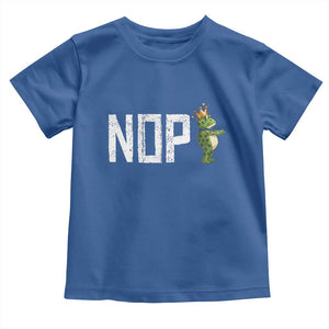 Frogs Resist Toddler T Shirt No Kings In America Political 2025 TS14 Royal Blue Print Your Wear