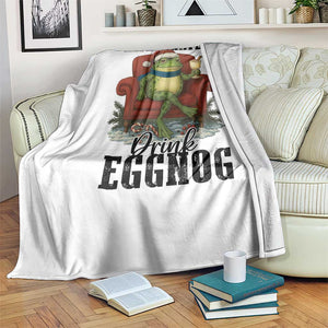 Frogs Resist Christmas Throw Blanket Portland Frog Activist America Political 2025 TS14 Print Your Wear