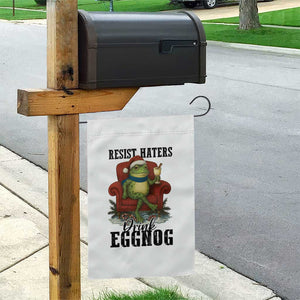 Frogs Resist Christmas Garden Flag Portland Frog Activist America Political 2025 TS14 Print Your Wear