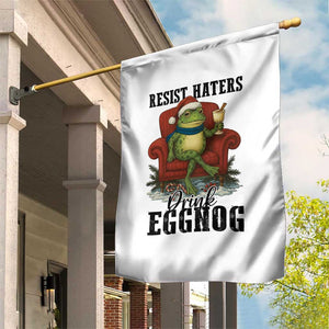 Frogs Resist Christmas Garden Flag Portland Frog Activist America Political 2025 TS14 Print Your Wear
