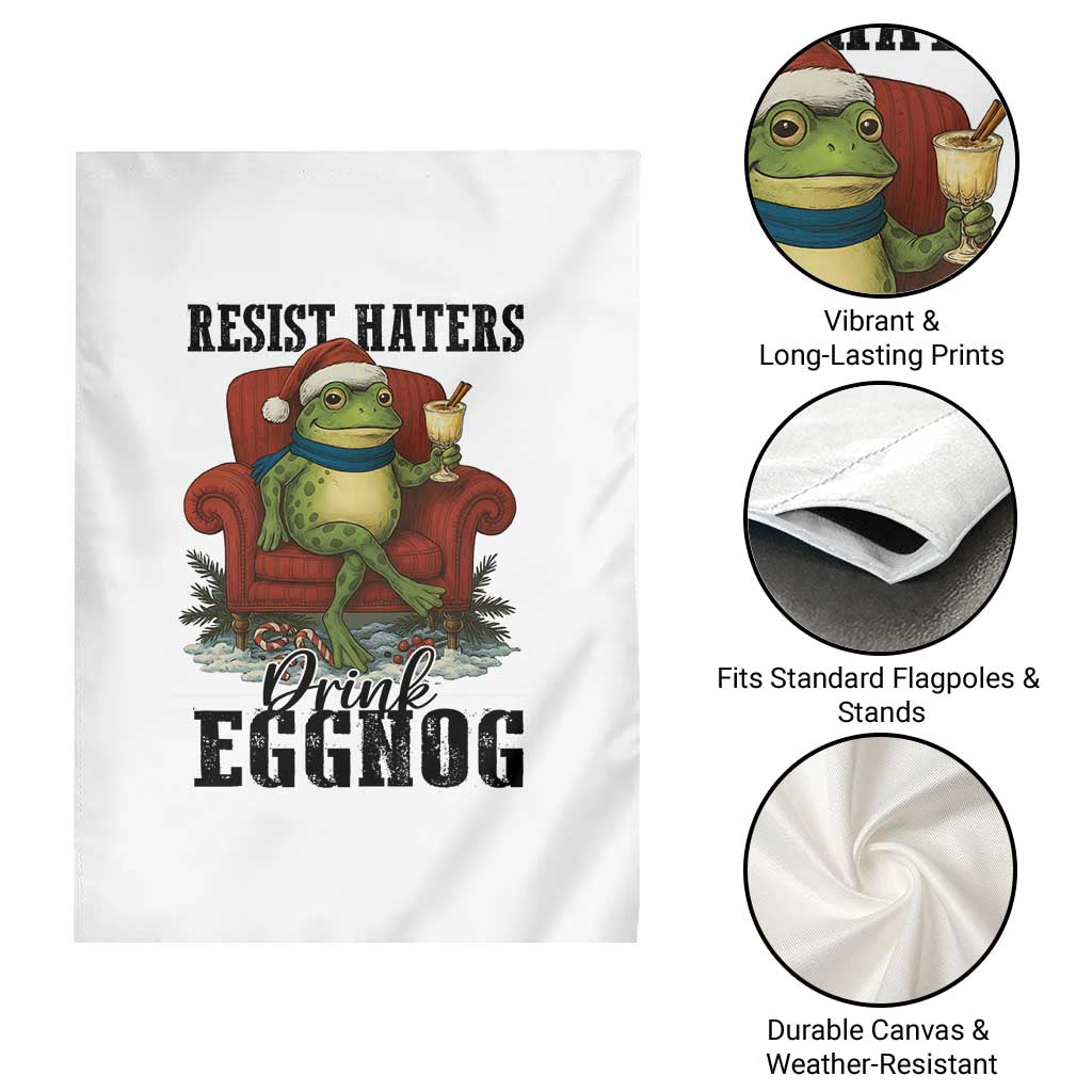 Frogs Resist Christmas Garden Flag Portland Frog Activist America Political 2025 TS14 Print Your Wear