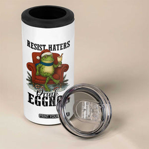 Frogs Resist Christmas 4 in 1 Can Cooler Tumbler Portland Frog Activist America Political 2025 TS14 Print Your Wear