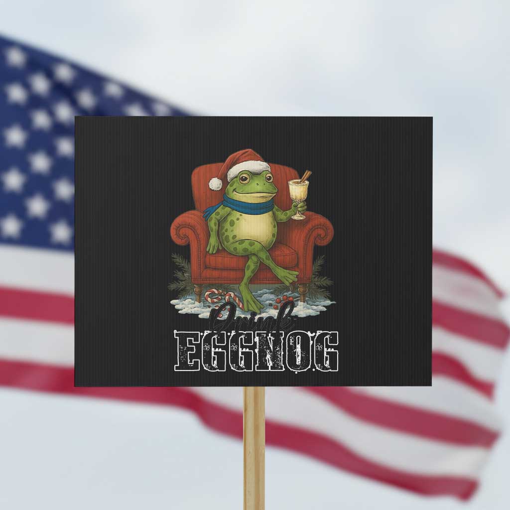 Frogs Resist Christmas Protest Sign Portland Frog Activist America Political 2025 TS14 Horizontal 18