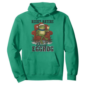 Frogs Resist Christmas Hoodie Portland Frog Activist America Political 2025 TS14 Irish Green Print Your Wear