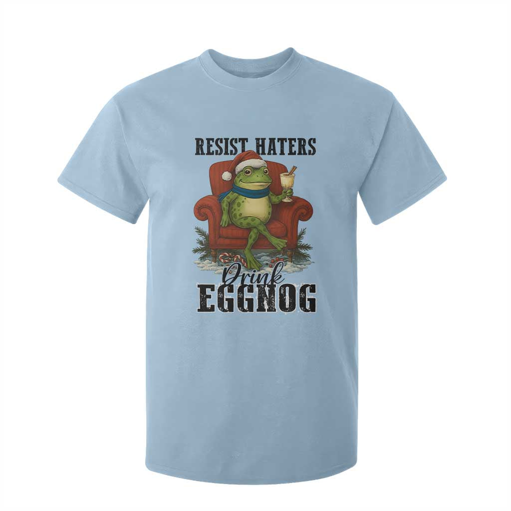 Frogs Resist Christmas T Shirt For Kid Portland Frog Activist America Political 2025 TS14 Light Blue Print Your Wear